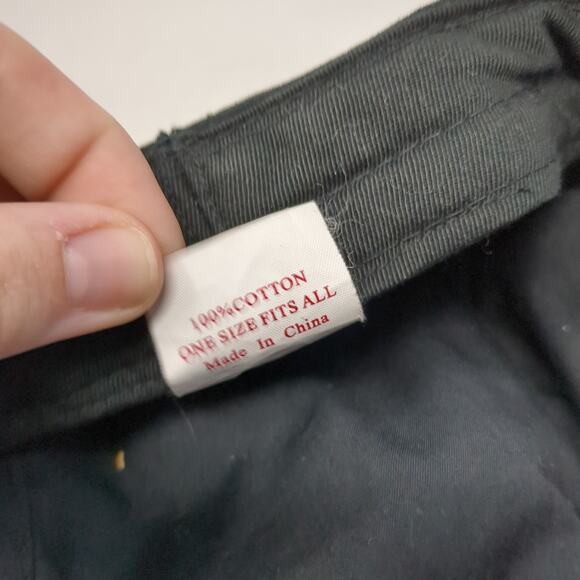 Anheuser-Busch Budweiser Flat Cap Black One Size Solid Embroidered - Picture 10 of 10